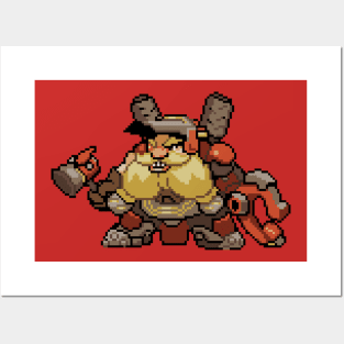 Overwatch - 16-Bit Torbjorn Posters and Art